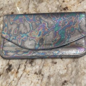Aimee Kenstenburg leather oil slick wallet